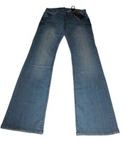 Damen Jeanshose Jeans Bootcut Style Helle Waschung Blau Outfitters W23 L30 Neu