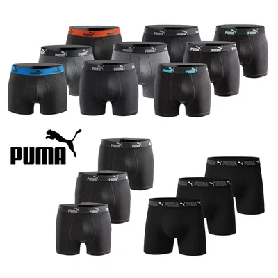 Puma Boxershorts 3er Pack Herren Basic Unterhosen Schwarz Grau Gr. S - 2XL NEU - Bild 1 von 2