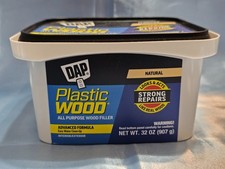 DAP PLASTIC WOOD ALL PURPOSE WOOD FILLER - INTERIOR/EXTERIOR 32 OZ - NATURAL NEW