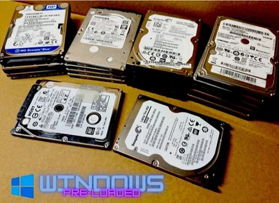 500GB 2.5 INCH HARD DRIVE / HDD WITH * WINDOWS 11 PRO PRELOADED * NOT SSD 100% - Image 1 of 4