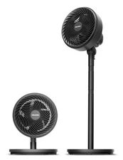 PELONIS 7-Inch Pedestal Air Circulator, Oscillation Fan, 3 Speeds, Adjustable...