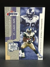 2001 Fleer Game Time - Marshall Faulk #14 Extra- St. Louis Rams
