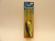 Vintage Mann's 5/8oz Loudmouth Double Stamped Blue Shad Chrome