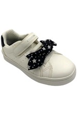 Geox Kids Girls Eclyper 7 Strap-Up Sneakers White/Rose Gold