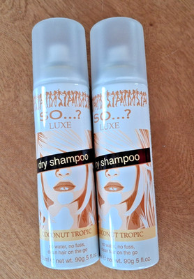 2 x So...? Luxe Coconut Tropic Trockenshampoo Erfrischende Haarpflege 150ml