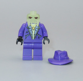LEGO Rare Brick Daddy glow dark head  Space Police Alien minifigure 5984