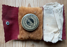 Vintage Vanbo Leather Paste Shoe Shine Travel Kit - Banks Shoe Store Advertising