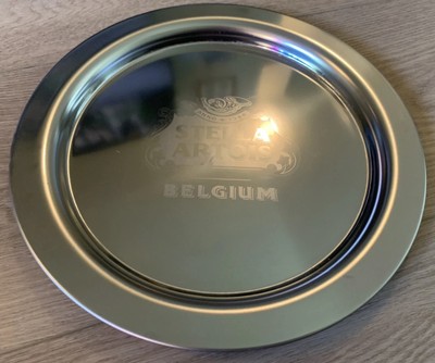 Stella Artois Signature Serving Tray **HIGH-QUALITY STAINLESS-STEEL: NEW**