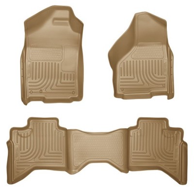 Husky Liners 98033 WeatherBeater Floor Liners for 02-09 Dodge Ram Quad/Crew Cab