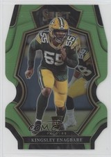 2022 Select Premier Level Neon Green Prizm Die-Cut 192/299 Kingsley Enagbare 0c6