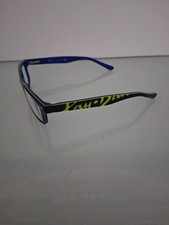 Rare Ray-Ban RB1535 3600 Kids Eyeglasses Black Blue yellow logo Frames 48-16-130