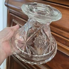 Vintage Anchor Hocking Clear Early American Base Pedestal for Punch Glass Bowl