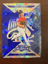 2025 Panini Crusade - Crusade Cam Caminiti, Cam Caminiti #66 Blue Cracked Ice...
