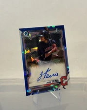 2021 Bowman Chrome Sapphire Edition Prospects Auto Jose Tena #BSPA-JTO
