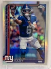 2025 Topps Chrome NFL - Jaxson Dart Rookie Refractor #306 New York Giants