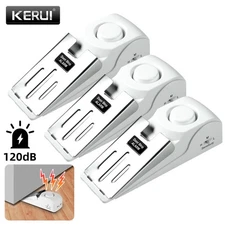 3PCS Door Stop Alarm Wireless Door Stopper Alert for Home Travel Security Safe