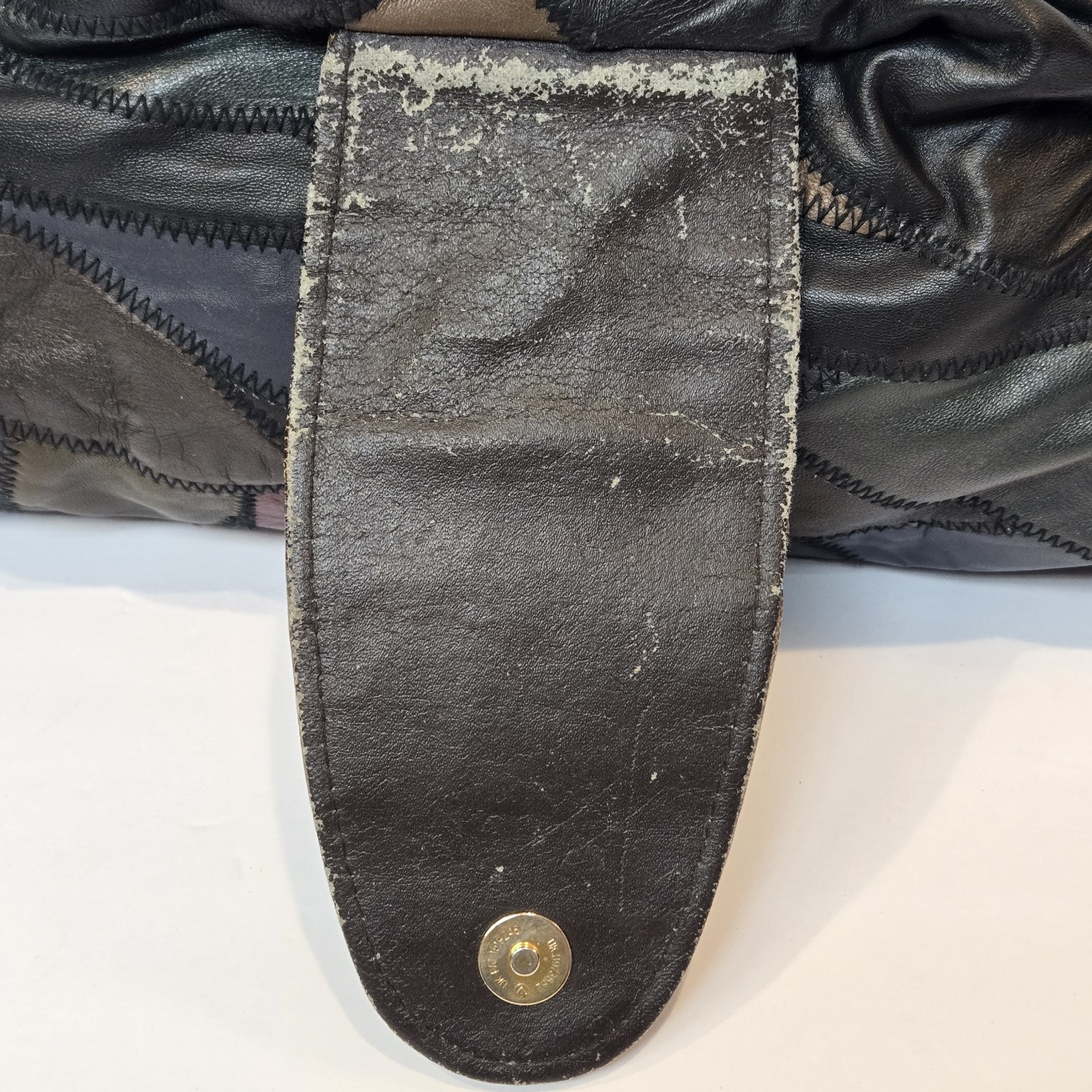 Patchwork Leather Tapestry Handbag Boho Shoulder … - image 10