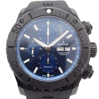 EDOX Chronoffshore-1 01114-37N-BUIN Automatik Blau Carbon Zifferblatt Herrenuhr