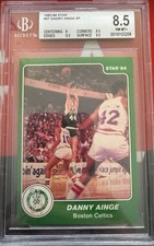1983-84 Star #27 Danny Ainge SP SHORT PRINT BGS 8.5