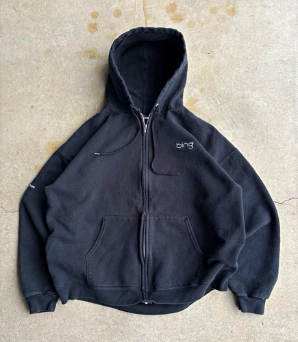 Vintage Y2K Bing Microsoft Tech Grail Hoodie Size L - product listing photo
