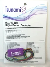 SoundTraxx 884007 TSU-2200 Tsunami 2 Sound Decoder, 2 Amp, Steam Locomotives 