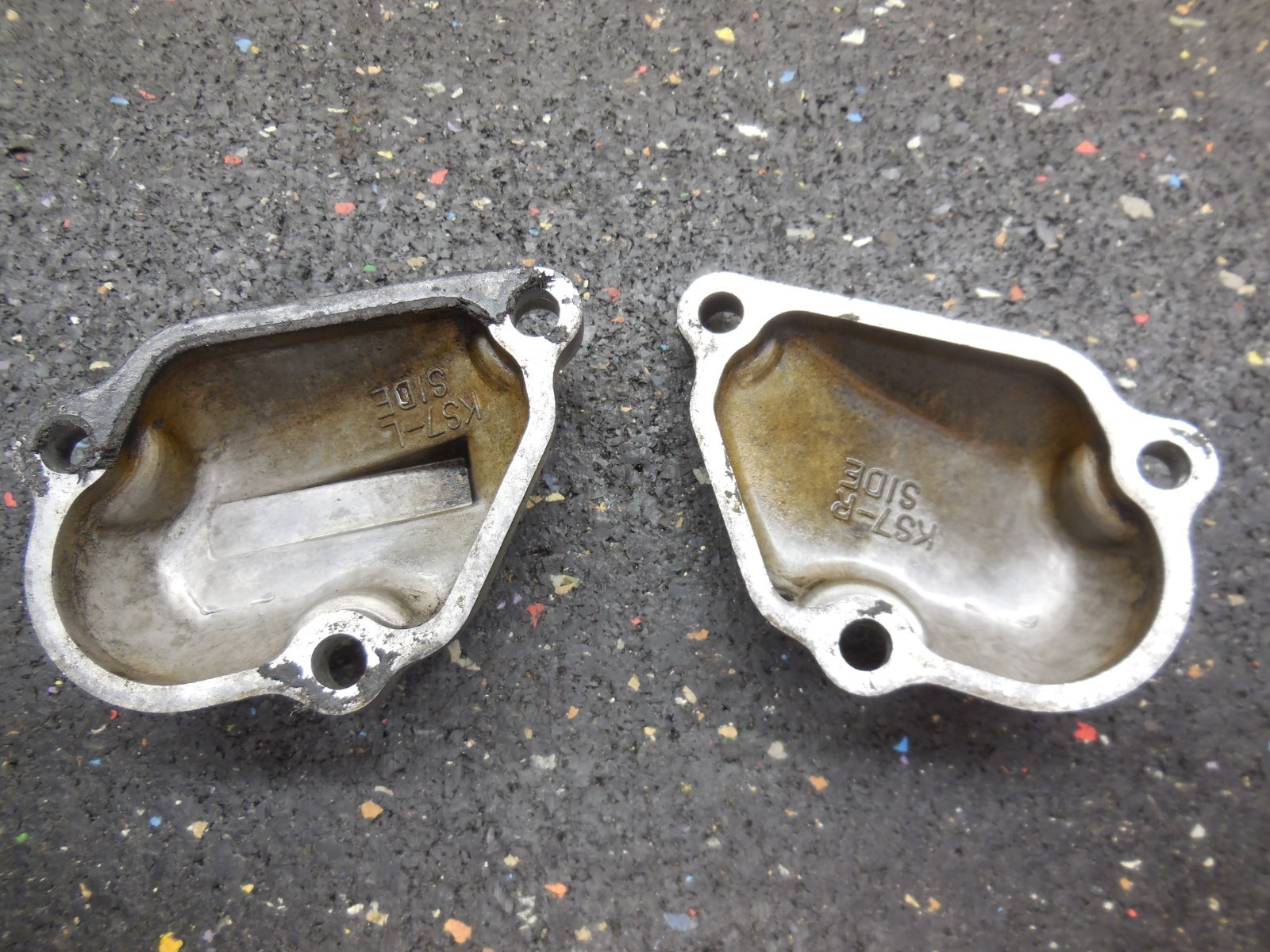 1988 Honda CR250 Cylinder power valve side covers cover 88 CR 250 eBay