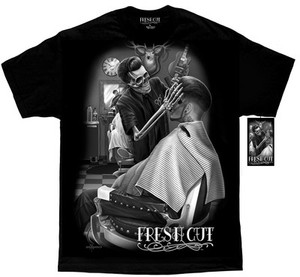 DGA-David-Gonzales-Art-Fresh-Cut-Pompadore-Rockabilly-Greaser-Tattoo-Mens-Shirt