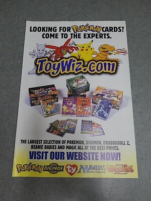Vintage Pokémon Cards Print Ad 2000 7x10 Wall Art Decor