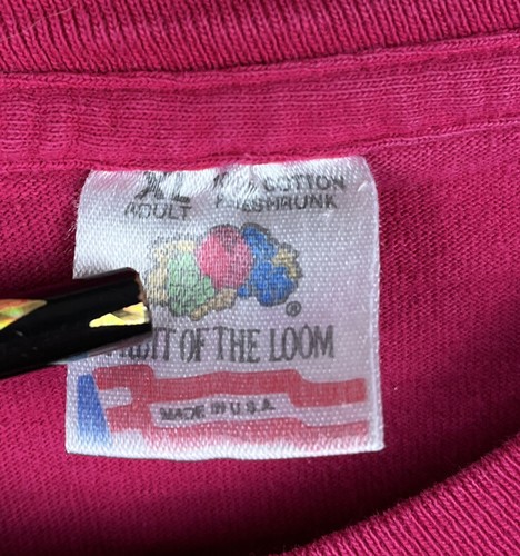Vintage Virginia Slims Wear TShirt Pink Sz XL Express Yourself Promotional 90s - Picture 12 of 16