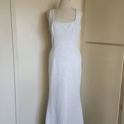 open lace back dress Helena Dress  Dress the Population
