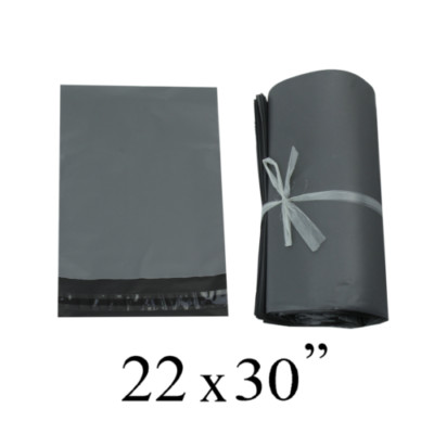 100 x 22 x 30 ZOLL STARKE POLY VERSAND PORTO POSTTASCHEN QUALITÄT SELBSTVERSIEGELND GRAU