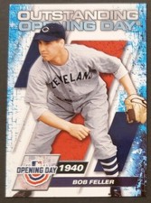 2021 Topps Opening Day #OOD-6 Bob Feller INDIANS Outstanding Opening Day  NM/MT