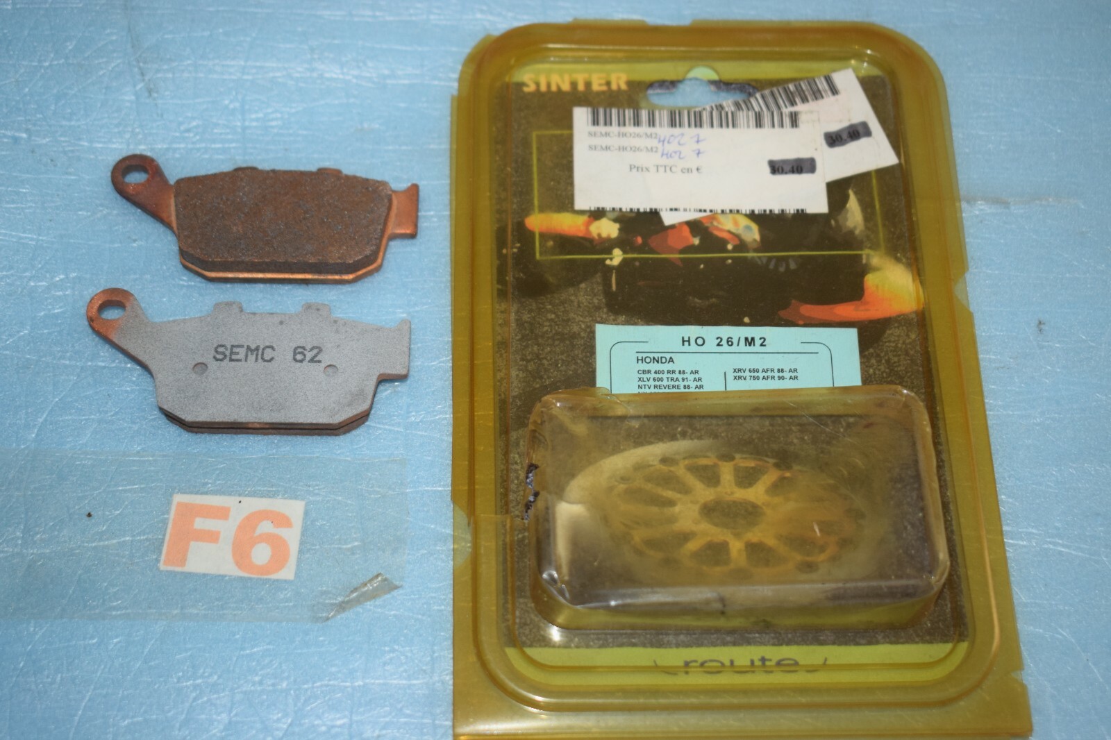 Plaquettes de frein Brembo Honda CB 500 et Yamaha XJ6 de rechange