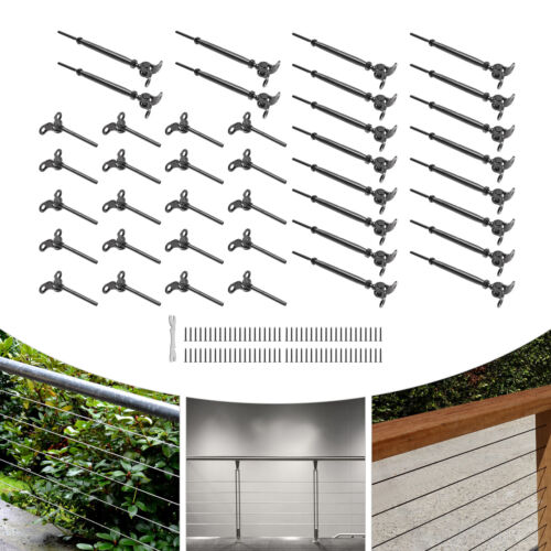 1/8" Cable Railing Kit Cable Railing Set Adjustable Angle Cable Railing Kit