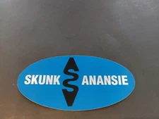 Rare SKUNK ANANISE Charlie Big Potato PROMO Decal, Blue & Chrome