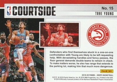 TRAE YOUNG 2019-'20 PANINI NBA HOOPS COURTSIDE | eBay