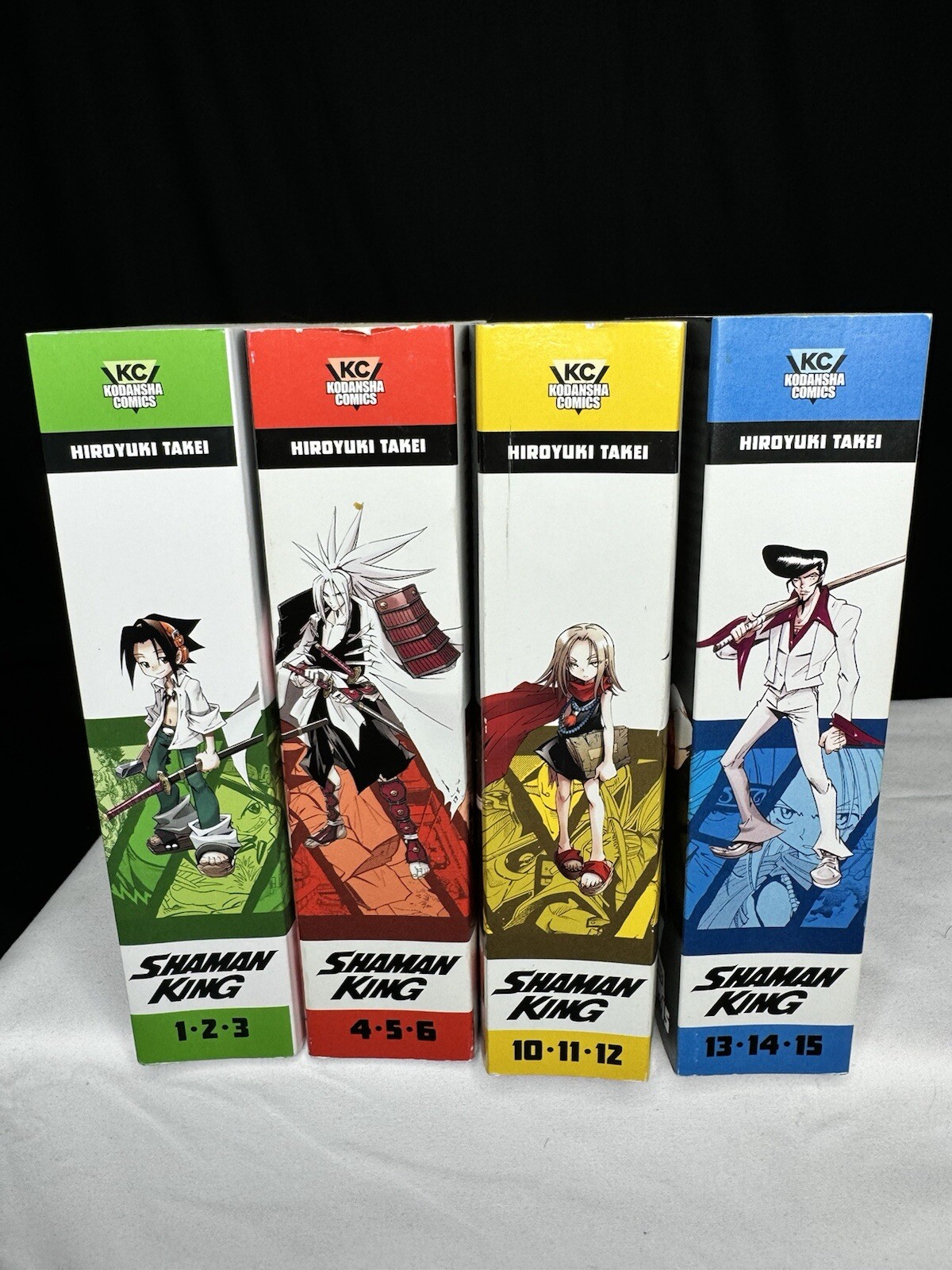Shaman King Vol 1-6 & Vol 10-15 English Manga Omnibus Lot of 4 Kodansha Comics