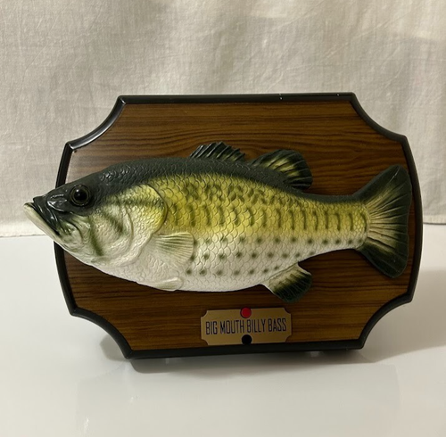 Poisson Chantant Big Mouth Billy Bass – Gemmy 1999 – Fonctionne !