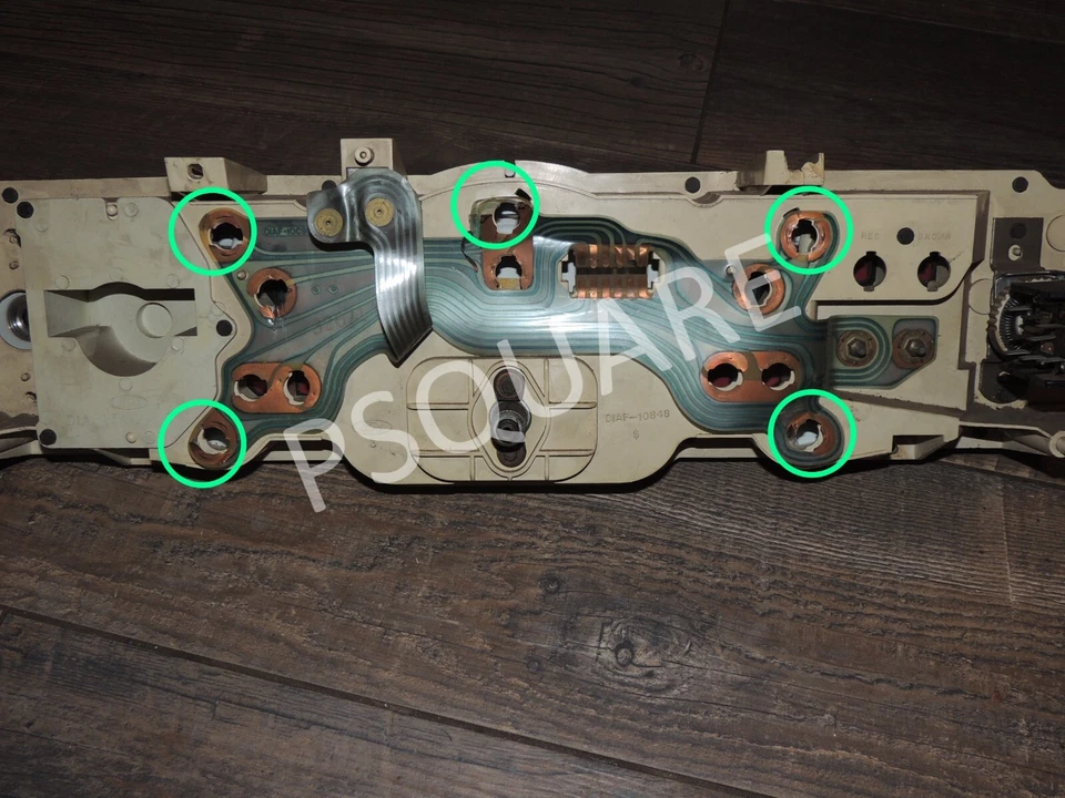 Kit de tablero LED de calibre blanco frío para Ford Galaxie 500 1971 1972 71 72 Foto 2 de 2