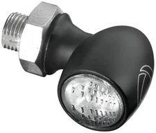 Kuryakyn Kellermann Atto Black Turn Signal w/Amber LEDs (2535)
