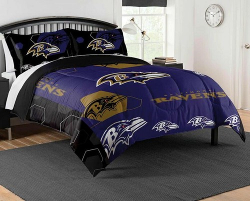 Baltimore Ravens NFL Hexagon Full/Queen 