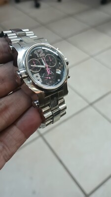 Renato Beauty Swiss Chrono Black/Pink Diamond Dial Limited  display picture 2
