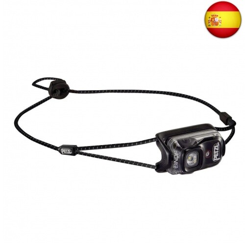 PETZL Linterna BINDI Resistente al agua - Unisex, Negro, Talla Única