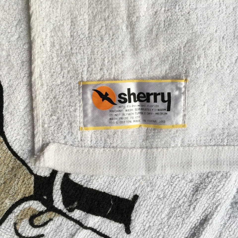 NEW Vintage 90s San Diego Padres Coca Cola Towel Beach Bath by Sherry READ - Image 3 of 4