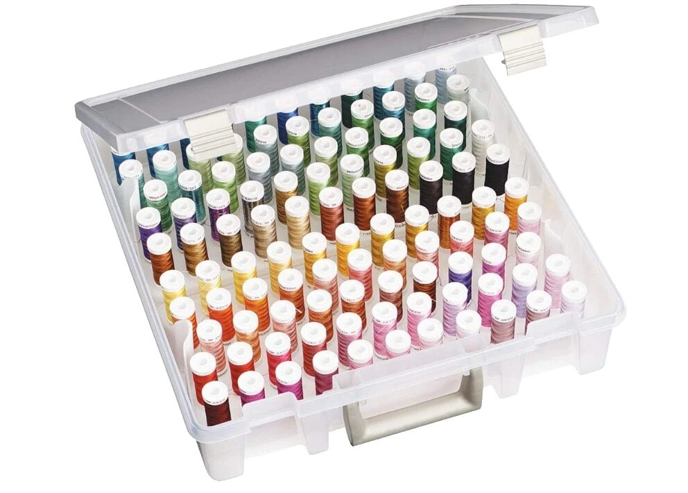 Carretes de plástico blanco/Cajas de almacenaje de bobina