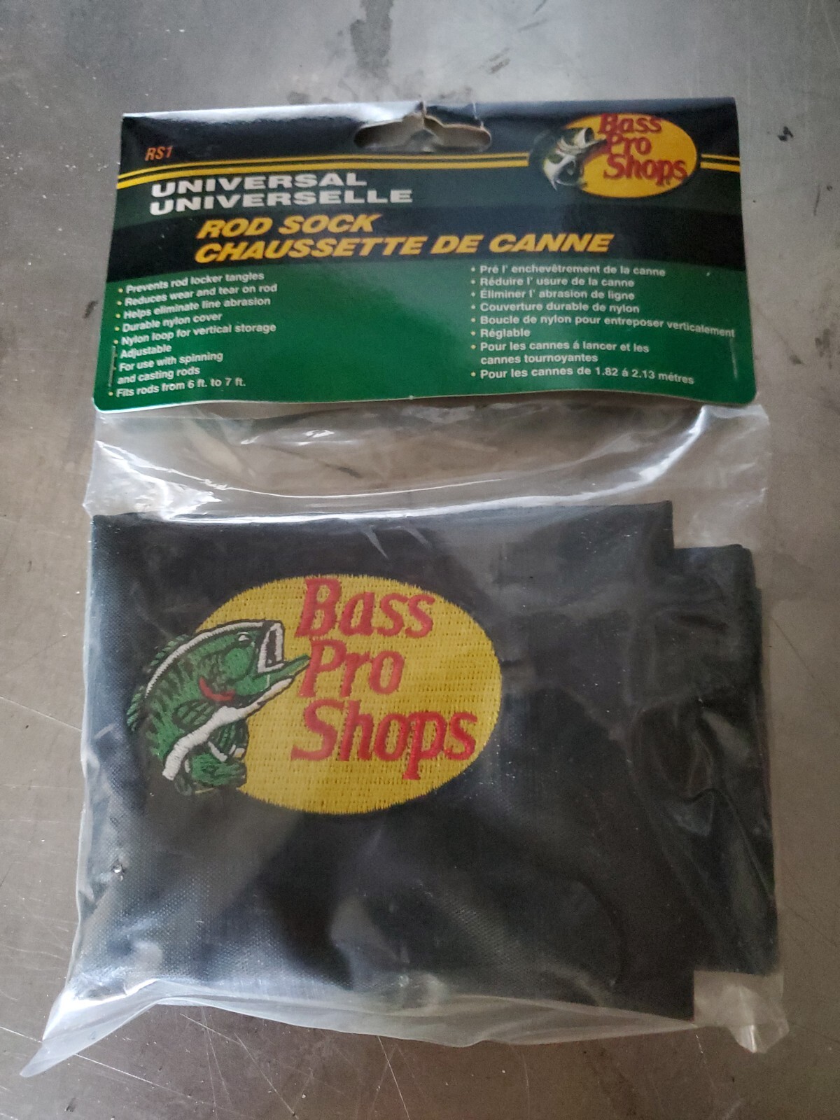 Universal Fishing Rod Sock Bass Pro Shops New In Package RS1 eBay