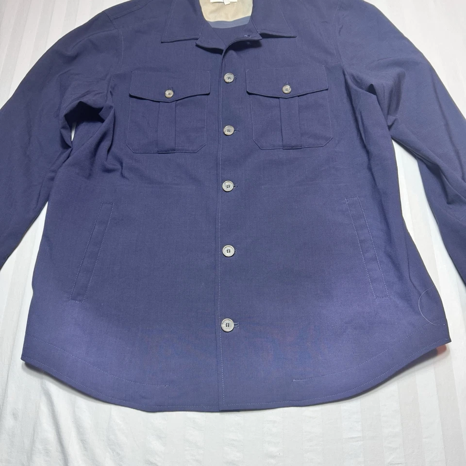 Camisa masculina MYTHS vestuário UE 50 mistura de lã feita na Itália EUA 40 - Imagem 3 de 4