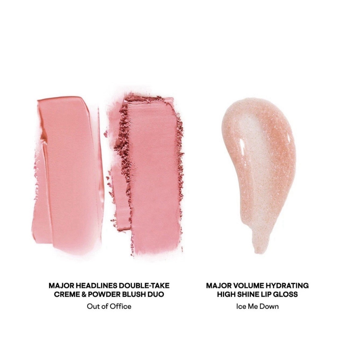 Patrick Ta Glow & Gloss Set Major Headlines Blush Duo & Lip Gloss