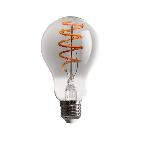 Led Spiral Filament Birne 5W E27 Rauchglas 100Lm Extra Warmweiß 1800K Dimmbar-image