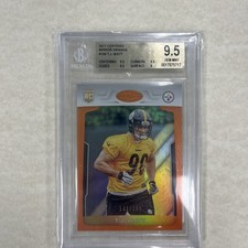 2017 Panini Certified T.J. Watt #169 Mirror Orange Rookie BGS 9.5, 141/199 RC